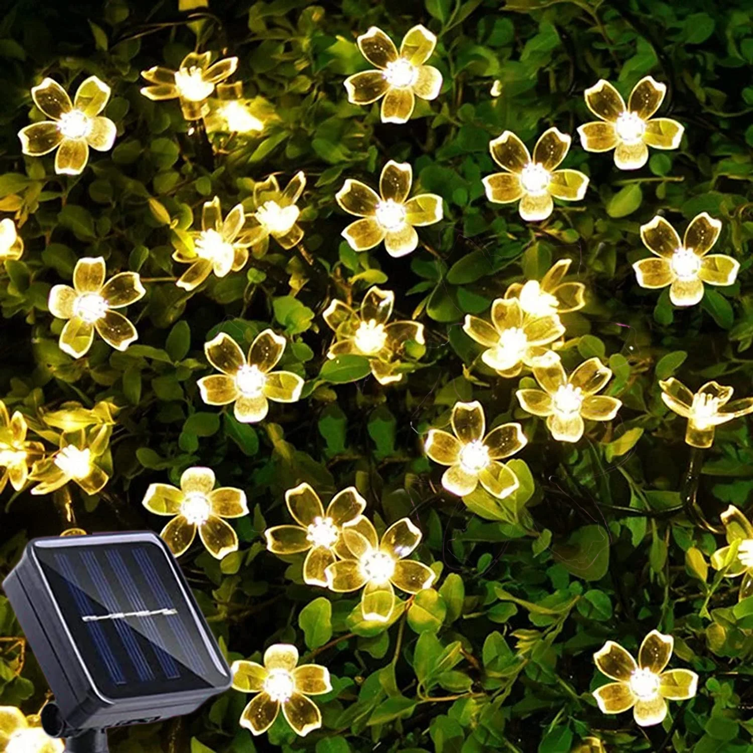 Solar Outdoor LED Garden Fairy String Light