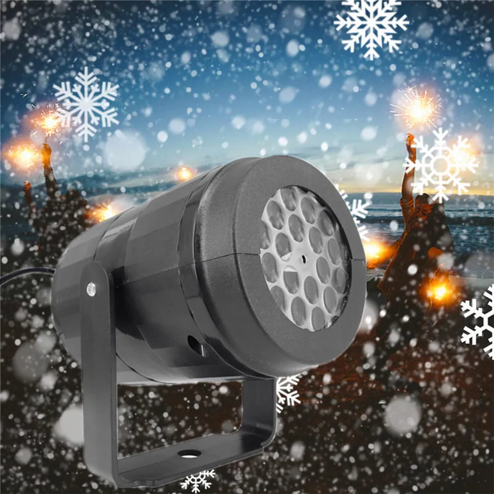 Christmas Party Lights LED Laser Snowflake Projector