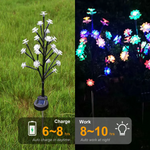 Load image into Gallery viewer, Solar Powered Flower Lamp Garden Lights
