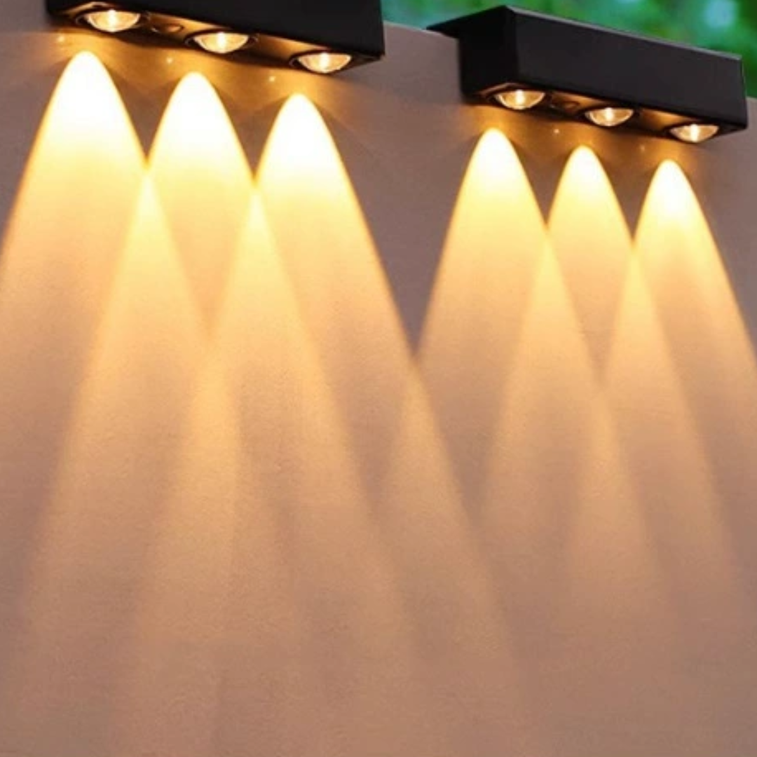 Solar Powered Garden Wall Light