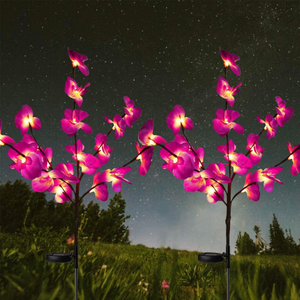 Orchid Solar Garden Lights