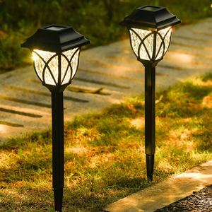 New Outdoor Solar Courtyard and Garden Lights