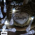 Load image into Gallery viewer, Waterproof Fairy Garden Garland Water Drop Bubble Solar LED Lights
