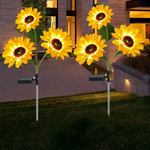 Load image into Gallery viewer, Sunflower Solar LED Garden Lights
