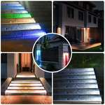 Load image into Gallery viewer, Solar LED Stair Step Lamp 2 pack
