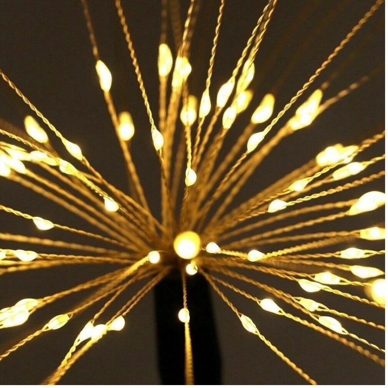 LED Solar Fireworks Lights