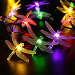 Load image into Gallery viewer, Outdoor Solar LED Dragonfly String Lights
