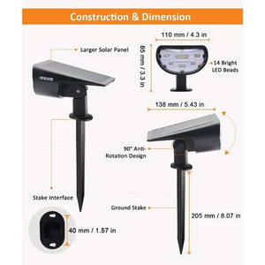 Solar LED Landscape Spot Lights