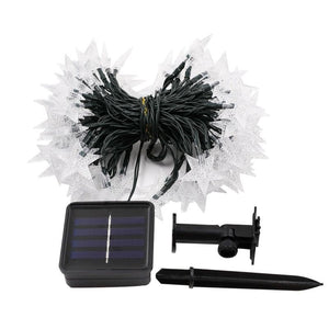 Outdoor Solar Star String Lights