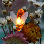 Load image into Gallery viewer, Honeybee Shape Warm White 50 LED Solar String Lights
